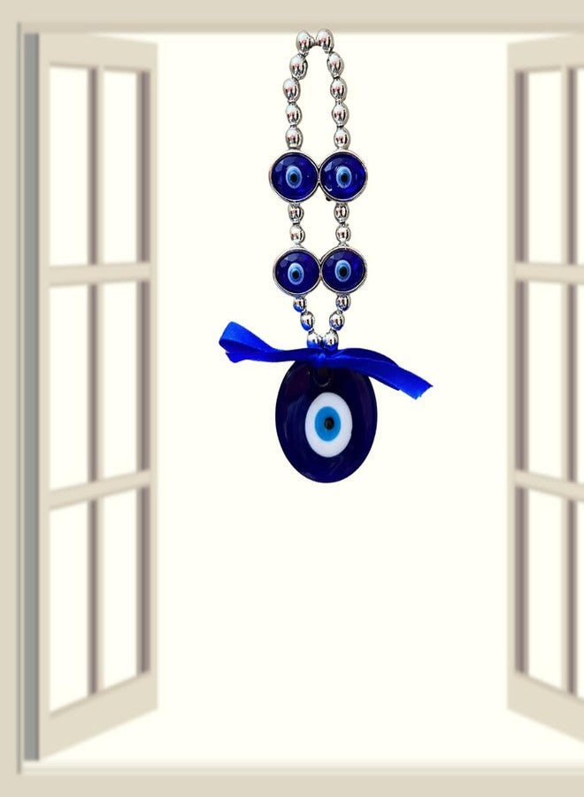 GJ Blue Eyes Evil Eye Hanging for Home & Car | for Good Luck & Prosperity - Blue - Image 3